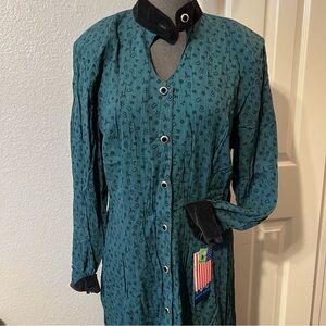 Roper Green Vintage Western Dress Medium New with Tags